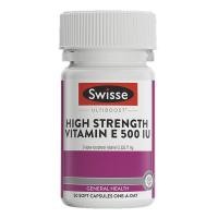 ราคา Swisse Ultiboost High Strength Vitamin E 500 IU 50 soft capsules วิตามินอีความเข้มสูง 500 IU 50 แคปซูล (23545805039)