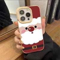 ราคา ⭐Sunny Casing⭐ฤดูหนาวซานตาคลอส Snowman iPhone 16 15 11 13 14 12 Pro Max 7Plus X Xr Xs Max Waterproof Phone Case (26568416263)