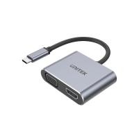 ราคา uHUB Q4 Lite USB-C 4-Port Hub With Dual Display & PD 100W (5246057057)
