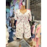 ราคา เสื้อผ้าสาวอวบ เสื้อ+ขาสั้น ลายดอกเล็ก ชุดสาวอวบ ชุดสาวอ้วน ชุดเซ็ต ใส่บาย เสื้อผ้าแฟชั่นสาวอวบ เสื้อผ้าแฟชั่นสาวอวบ (28284403647)