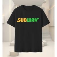 ราคา HOT SALE เสื้อยืดผ้าฝ้ายพิมพ์ลายคลาสสิก เสื้อยืด พิมพ์ลาย SUBWAY LIMITED ออกแบบดี สําหรับผู้ชาย S-5XL (25195275478)