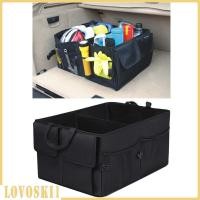 ราคา [Lovoski1] Car Boot Organiser กระเป๋าเก็บของแบบพับได้สําหรับด้านหลัง SUV Van ยืดหยุ่น (44506946356)