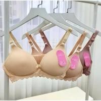 ราคา [สินค้าดี] เสื้อในให้นม ยกทรง หลังคลอด เด็กอ่อน เป็นยางยืด ไซส์38-42กิโลกรัม (42111764570)