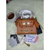 ราคา New MCM Heritage Satchel in Visetos X Mini (12546872622)