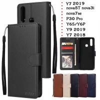 ราคา เคสฝาพับ แถมสาย ล็อคได้ สำหรับ HUAWEI Y6S Y6P Y9 Y7 2018 2019 P30 Pro nova3i nova5T nova7se เคสฝาพับหนัง เคสมีแม่เหล็ก (42812585044)