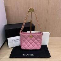 ราคา กระเป๋า CHANEL 22S Hobo Pink (มืองสอง) (44472160194)