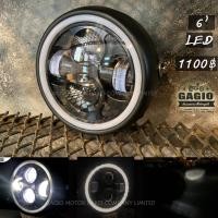 ราคา [โค้ดส่วนลดร้านค้า PCJF6 ขั้นต่ำ 350 ลด 125 บาท]ไฟหน้าแต่ง LED ลูกแก้ว ทรงกลม ขนาด 6 นิ้ว ไฟหรี่วงแหวน เหมาะสำหรับมอเ... (2947361076)