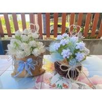 ราคา ดอกมะลิวันแม่ ผ้าใยบัว/ลวดกำมะหยี่ (40561799379)