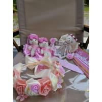 ราคา พวงมาลัยตุ๊กตา10ใบ สายสะพายตุ๊กตา5ใบ มงกุฎดอกไม้ (เซต3 ชิ้น)ของขวัญรับปริญญา ของขวัญรับบัณฑิตของขวัญปัจฉิม (50754001460)