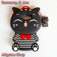 ราคา Samsung J1 Ace Case Softcase Black Cat Character Doll (42455777644)