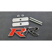 ราคา โลโก้ติดหน้ากระจัง RR สีแดงดำ (24694612560)