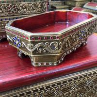 ราคา กี่น้ำชา ยาว 9 นิ้ว ทองเก่า ถาดไม้ ถาดวางน้ำชา ถาดรองไม้ ถาดวางของ สวยหรู สำหรับเสริฟน้ำผู้ใหญ่ ชุดถวายน้ำพระ (8742176402)