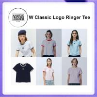 ราคา Marithe Francois Girbaud W Classic Logo Ringer Tee (White, Navy, Light Purple, White/Red, Pink, Sky Blue) (43653629873)