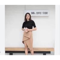 ราคา Twotwice Asymmetric Skirt แท้ (23654436323)