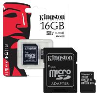 ราคา Kingston Micro SD Card (Class 10) 16 GB ไมโครเอสดีการ์ด 16 GB (1606853792)