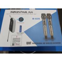 ราคา ไมค์ลอยคู่-SOUNDMILAN-M628สัญญาณUHF (20917773647)