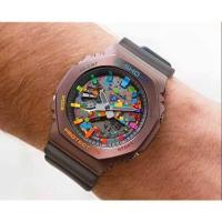 ราคา Rainbow Shell GM-2100 Ring Logam Oktagon, Arloji Kasual Olahraga G-SHOCK (26754189660)