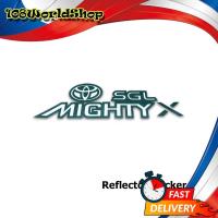 ราคา สติ๊กเกอร์ Sticker MIGHTY X SGL สะท้อนแสง สี Silver, Black Hilux Mighty X Toyota 2, 4 ประตู ปี1996 (4784338424)