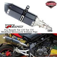 ราคา TNT135 ท่อไอเสียแบบเต็มระบบสำหรับ BENELLI TNT 125 135 ท่อไอเสียรถจักรยานยนต์ท่อหน้า TNT135 ท่อไอเสียรถจักรยานยนต์ (27394382621)
