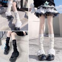ราคา FAVOR ถักขาอุ่น, Bow Tiered อบอุ่นถักผ้าลูกไม้ Lolita ถุงเท้า, แฟชั่นอุปกรณ์เสริม Ruffled ออกแบบลูกไม้ Trim Bow Tiered ถุงเท้า Lolita แฟชั่น (50152855362)