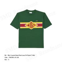 ราคา Lacoste เสื้อยืดคอกลม รุ่น Men's Lacoste Round Neck Loose Fit Printed T-Shirt Code: TH6783 10 132 (29961869570)
