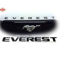 ราคา โลโก้ติดฝากระโปรงหน้า FORD EVEREST 2015-2022 รุ่นตัวอักษรสี ดำด้าน คุณภาพ ABS ป้ายโลโก้ โลโก้ติดรถยนต์ โลโก้ FORD EVER (54850207754)