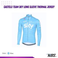 ราคา เสื้อปั่นจักรยาน Castelli Team Sky Long Sleeve Thermal Jersey มีตำหนิ (22047239720)
