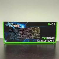 ราคา NYK Legion Keyboard Gaming rgb Nemesis TKL K01 k-01 Legion Gaming Keyboard สิบคีย์น้อย tlk01 (54354791167)