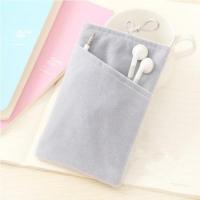 ราคา ผ้ากำมะหยี่ ซองอเนกประสงค์ ใส่มือถือ แบตสำรอง บัตรต่างๆ ขนนุ่ม กันกระแทก และกันรอยขีดข่วน ช่วยปกป้องของที่คุณรัก (48855070746)