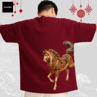 ราคา MERAH LABAMBA Oversize ตรุษจีน 2026 เสื้อยืดม้า 3D สีแดงตรุษจีน - เสื้อตรุษจีน 2026 OV-NOLI 2 (45104150657)