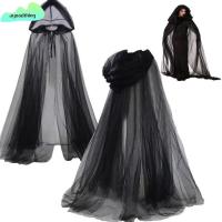 ราคา เสื้อคลุมฮู้ดดี้สีดำสไตล์วินเทจ พร้อมลายพิมพ์ฮาโลวีน ทำจากผ้าลูกไม้ (49606127306)