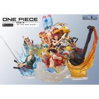 ราคา Straw Hat Pirates Set ของแท้ JP แมวทอง - Assembled Vignette Bandai [โมเดลวันพีช] (9 ตัว + เรือ) (6044056232)