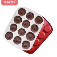 ราคา Suncity ถาดคุกกี้ ถาดวูปปี้พาย ถาดคุกกี้สีแดง (28226323277)
