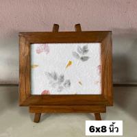 ราคา กรอบรูป กรอบรูปไม้สัก พร้อมขาตั้ง ขนาด 6x8 นิ้ว ผลิตจากไม้สักแท้ งานไม้สักเก่า อันละ 250.- (16270032961)