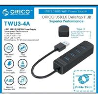 ราคา ฮับ USB 4port orico 3.0 TWU3-4A เดิม (29115946370)