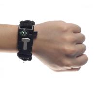 ราคา ﻿สายรัดข้อมือ PARACORD BRACELET ถักจากเชือกพาราคอดรับน้ำหนักได้ 550 ปอนด์ มีเข็มทิศ Army Green  (6015099751)