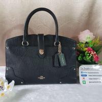 ราคา กระเป๋า COACH รุ่น Mercer Satchel 30 In Grain Leather 37575/Black (763367893)