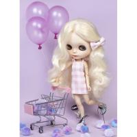 ราคา Blythe ชุดตุ๊กตา ชุดตุ๊กตาบลายธ์ ชุดสายเดี่ยว เดรส กระโปรง ลายสก๊อตสีชมพู #บลายธ์ #ชุดตุ๊กตา (6632526505)