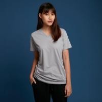 ราคา ถูกสุด! Superbirds เสื้อยืดสีพื้น คอกลม-คอวี สีเทาอ่อน Light Grey 100% Cotton T-Shirt *แท้ไม่ผสมโปลี* เสื้อคอตตอนแขนสั้น (3433140923)
