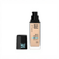 ราคา Maybelline FIT ME Foundation เนื้อแมท ปกปิดยาวนาน 12 ชม. [ของแท้] (54352300984)