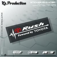 ราคา Toyota Rush Car Window Cutting Sticker Heart Rate Motif EKG Toyota Car (49301303786)