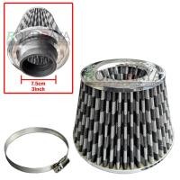ราคา Universal Cold Air Intake Filter Cleaner เครื่องยนต์รถยนต์ High Power Flow Carbon (120 มม. เส้นผ่านศูนย์กลางด้านบน - เส้นผ่านศูนย์กลางท่อ 76 มม.) (46203638733)