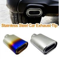 ราคา 1ชิ้นสากลท่อไอเสียรถยนต์ท่อไอเสียชิ้นส่วนดัดแปลงรถยนต์สแตนเลสปากแบนท่อไอเสียด้านหลังท่อไอเสีย (50403546322)