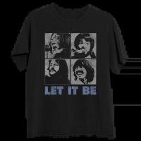 ราคา ทีเชิ้ตภาพสี่สี่อัลบั้ม "Let It Be" ของเดอะบีเทิลส์ – ภาพเหมือนวงดนตรีและเครื่องแต่งกายแบบไทป์กราฟิกสำหรับแฟนคลาสสิคร็อค (54356180190)