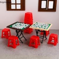 ราคา [bigmango] 1 ชุดตุ๊กตาอุปกรณ์เฟอร์นิเจอร์ 1/12 Dollhouse Miniature ไพ่นกกระจอกโต๊ะและเก้าอี้ชุดบ้านรุ่นตกแต่งของเล่นสต็อกใหม่ (44428720753)