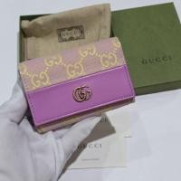 ราคา สวย น่ารักมากๆ สีสวย Gucci Card holder กระเป๋าใส่บัตร ✧.* พร้อมส่ง ✔ ของแท้ 100% ✧.* (44316941312)