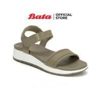 ราคา Bata บาจา รองเท้ามีส้นแบบรัดส้น รองรับน้ำหนักเท้า สูง 1 นิ้ว สำหรับผู้หญิง รุ่น ZARAH สีดำ 6616411 สีเทา 6615411 (24170289564)