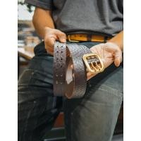 ราคา เข็มขัดหนัง Crocodile Emboss Vaska (53202660807)