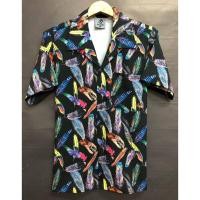 ราคา เสื้อฮาวายผ้าไหมอิตาลีลายขนนก H185 (5963606746)