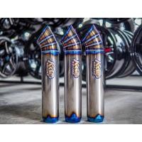 ราคา ปลายท่อกระบะ ปลายท่อรถยนต์ ปลายท่อKitRacing ปลายท่อสเเตนเลส ไดร์สีไทเทติดเพลทโลโก้ 3D (18653084011)